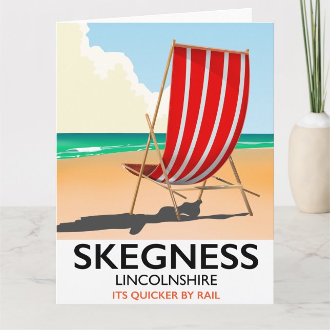 Cartão Skegness Lincolnshire poster (Frente)