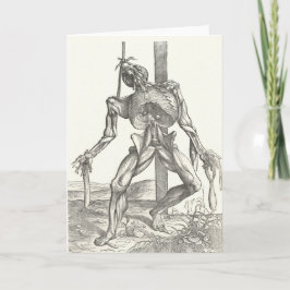 Cartão Skeleton Cadaver Corpse Anatomy Medical