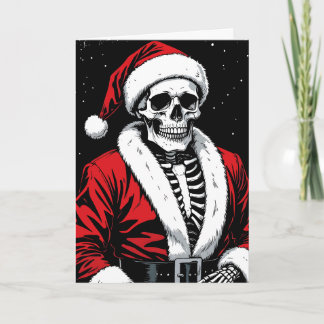 Cartão Skeleton Santa