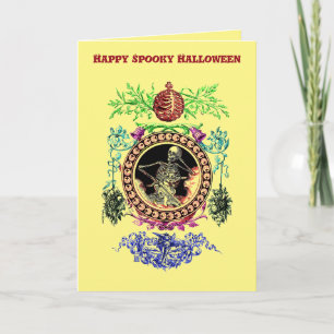 Cartão Skeletons Spooky Dancing Halloween