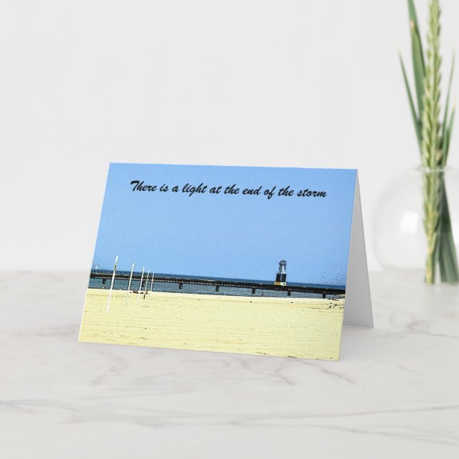 Cartão Sketched Beacon Light Encouragement Card (Frente)