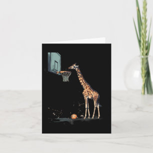 Cartão Sketll Giraffe Sketll Hoop Trabalho de arte Slam D
