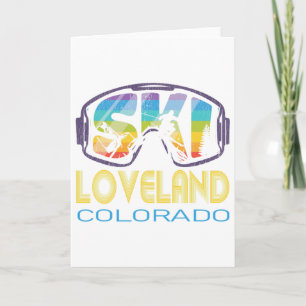 Cartão Ski Loveland Colorado Skiing Vacation