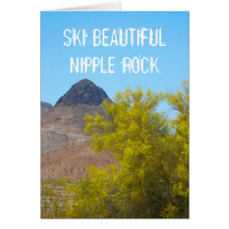 Cartão Ski Nipple Rock