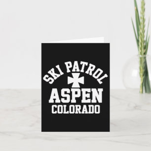 Cartão Ski Patrol Aspen Colorado Skiing E Snowboard