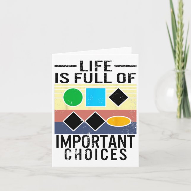 Cartão Ski Trail sinaliza opções de Cheio de vida esquian (Frente)