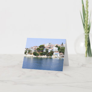 Cartão Skiathos Island, Grécia Vazio Note Card