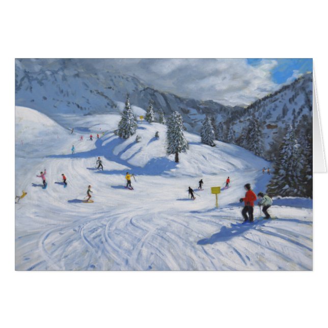 Cartão Skiing Kitzbhuel 2014 (Frente Horizontal)