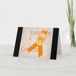 Cartão Skin Cancer Survivor D2 :: Puzzle/Ribbon 2