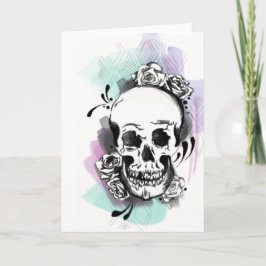 Cartão Skull Greeting Card