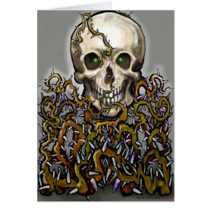 Cartão Skull-n-Thorns