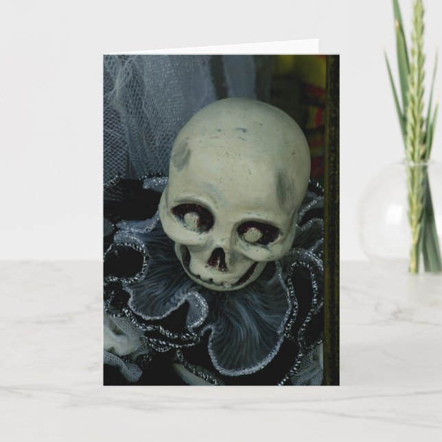 Cartão Skull Spooky (Frente)
