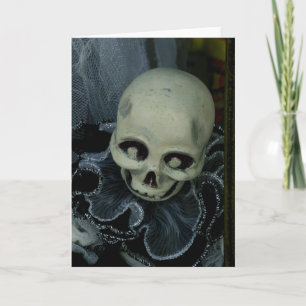 Cartão Skull Spooky