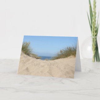 Cartão Sky and Sand Blank Card