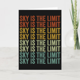 Cartão Sky Is The Limit Rock Mountain 