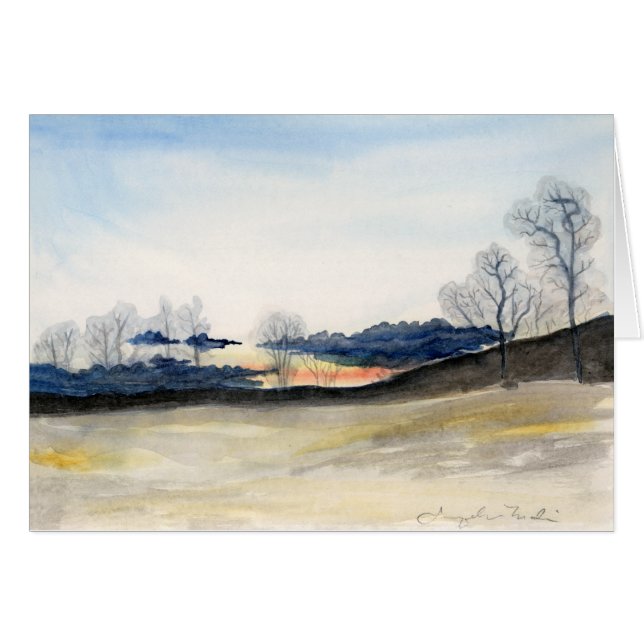 Cartão Sky Stormy (Frente Horizontal)