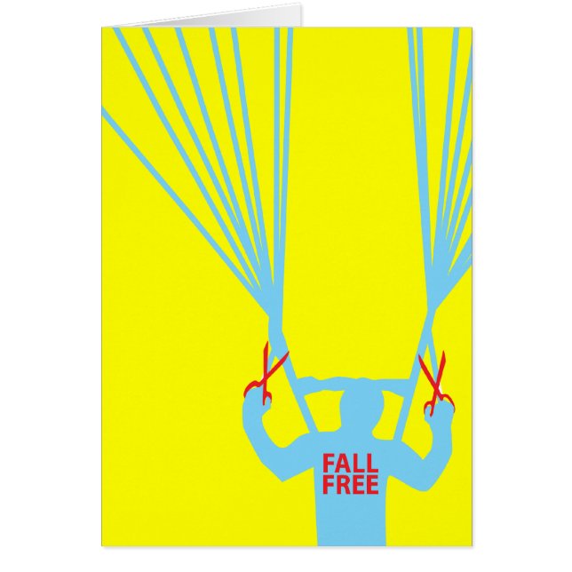 Cartão skydive suicida (Frente)