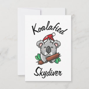Cartão Skydiver Koalafied
