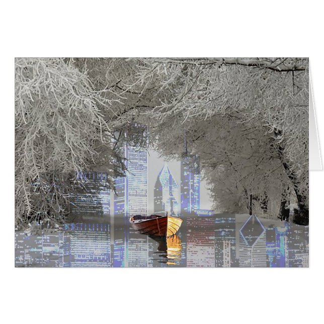 Cartão Skyline (Frente Horizontal)