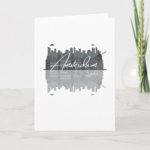 Cartão Skyline Amsterdam