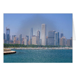 Cartão Skyline de Chicago