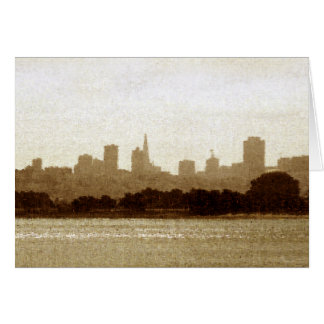 Cartão Skyline de San Francisco