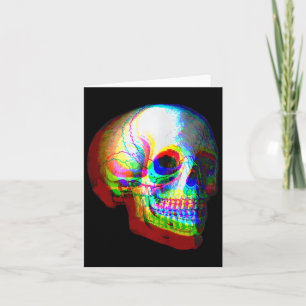 Cartão Skype Trippy Vaporwave Halloween Techno Rave Edm M