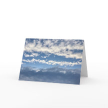 Sky's the Limit Blank Greeting Card