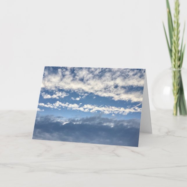 Cartão Sky's the Limit Blank Greeting Card (Frente)