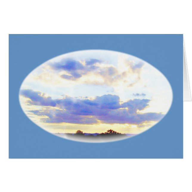 Cartão Skyscape do elemento do ar (Frente Horizontal)