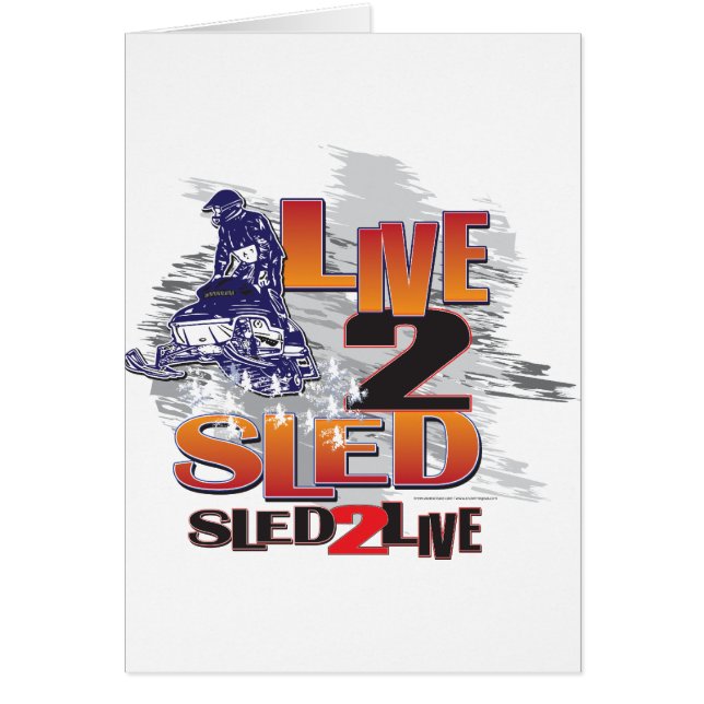 Cartão Sled 2 Live 2 Sled (Frente)
