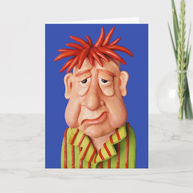 Cartão Sleepy Man (Frente)