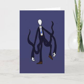 Cartão Slender Man - Book of Monsters Halloween