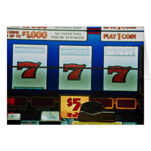 Cartão Slot machine em um casino