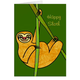 Cartão Sloth