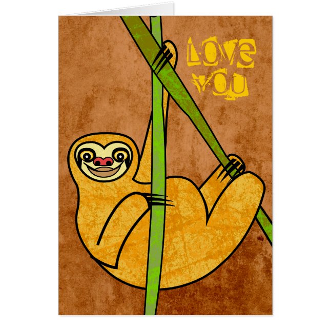 Cartão Sloth (Frente)