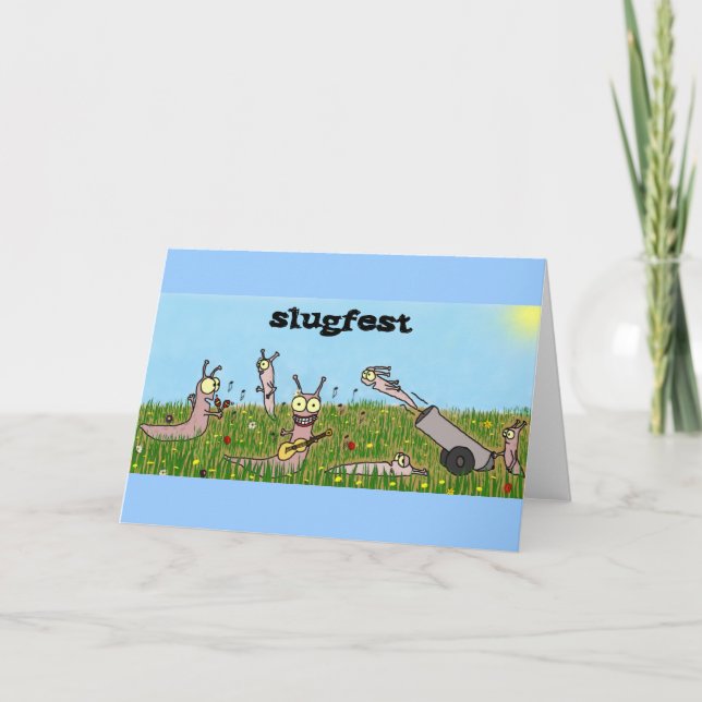 Cartão Slugfest Greeting Card (Frente)