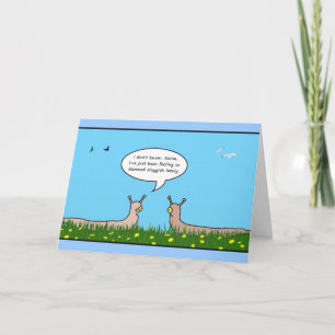 Cartão Sluggish Get Well Card