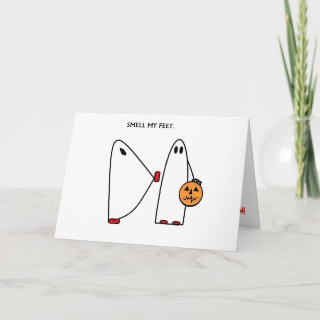 Cartão Smell My Feet Card (Frente)