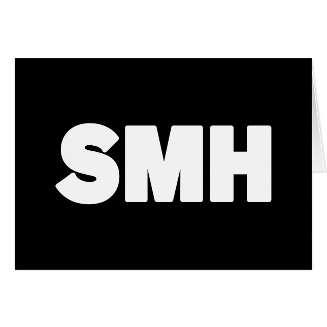 Cartão SMH | Placa deslizante de texto (Frente Horizontal)