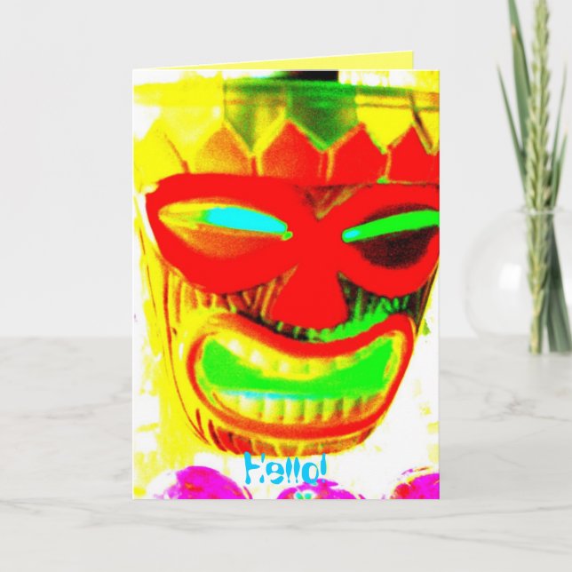 Cartão Smile, Hello! (Frente)