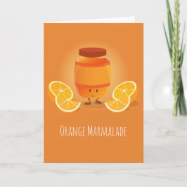 Cartão Smiling Marmalade Jam | Greeting Card