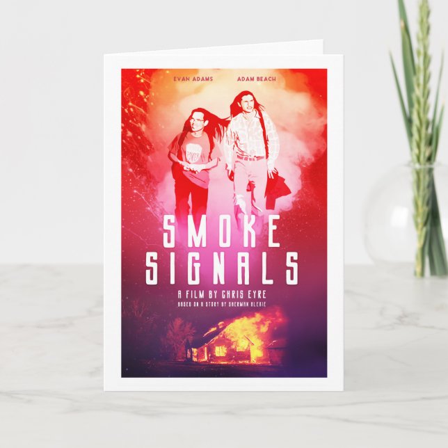 Cartão Smoke Signals alternative movie poster (Frente)