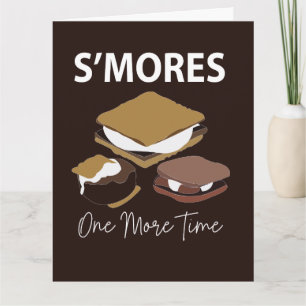 Cartão Smores S'mores Sobremesa Mais Uma Vez Smore