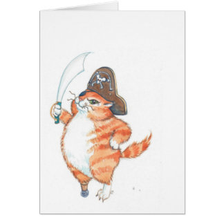 Cartão SnaggleToothTom… o pirata do gengibre…