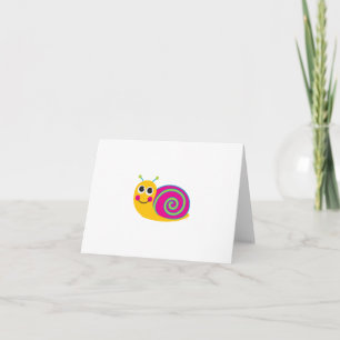 Cartão Snail Notecard
