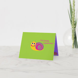 Cartão Snail Notecard