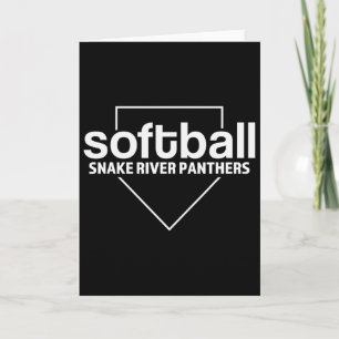 Cartão Snake River Panthers Softll Home Plate