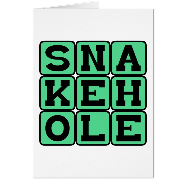 Cartão Snakehole, Bar do Bairro (Frente)