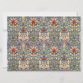 Cartão Snakeshead Pattern (por William Morris)